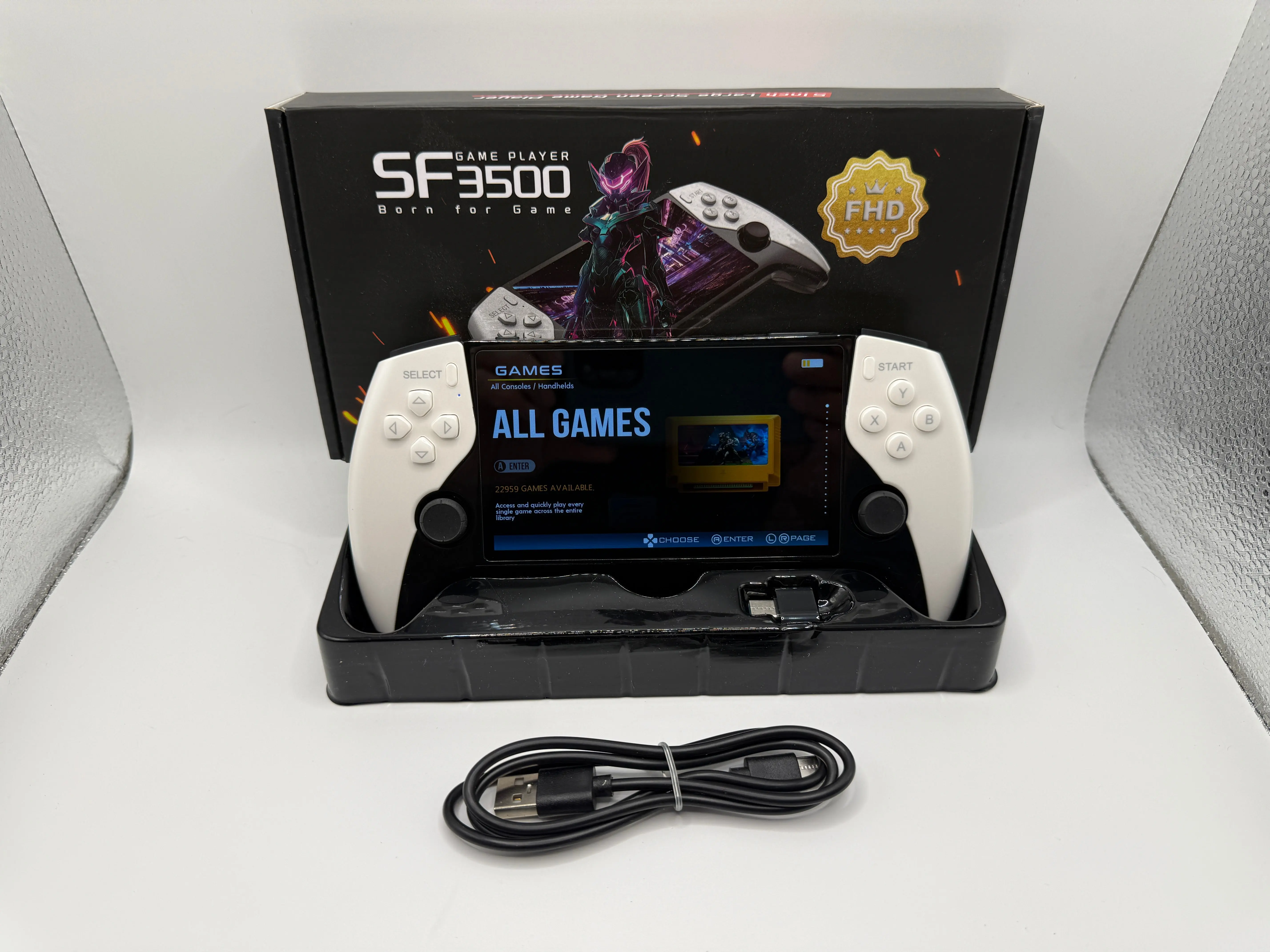 SF 3500 Game Player Handheld Console with 22,959 Built-in Games