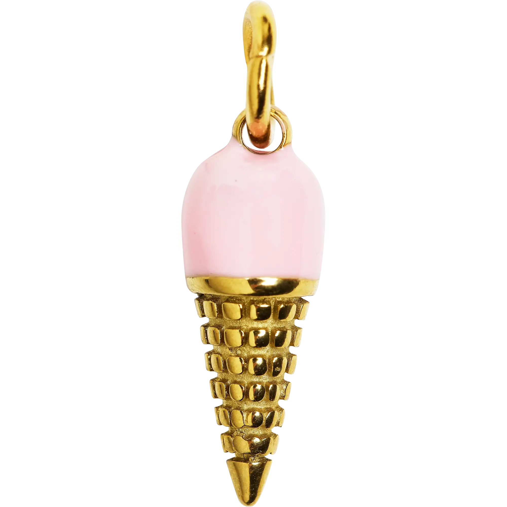 Ice Cream Gold Charm