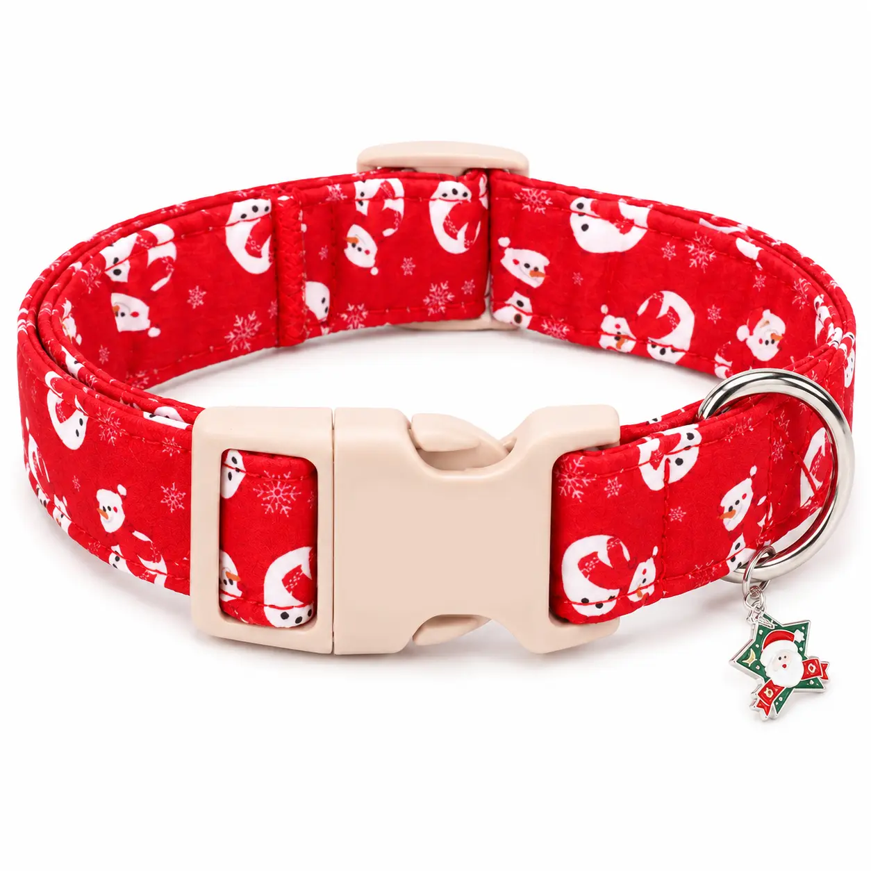 Detachable Christmas Snowflake Pet Collar - Adjustable Holiday Accessory for Small, Medium, Large Dogs (Pet Supplies)