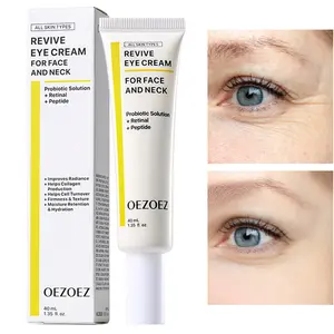 Revive Eye Cream for Face & Neck - Probiotic, Retinal & Peptide Formula for Wrinkles, Fine Lines & Aging Skin Solution