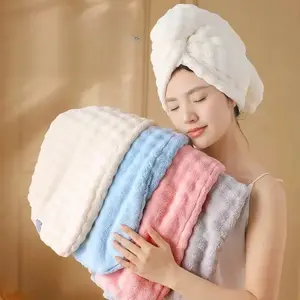 Women's Extra Large Quick-Dry Hair Towel, Super Absorbent Microfiber Turban with Wide Brim, Thick & Soft for Curly Wavy Straight Hair, for Home Travel Christmas Gift, Hair Towel for Women Men, Hair Wrap Towel, Quick Drying Towel