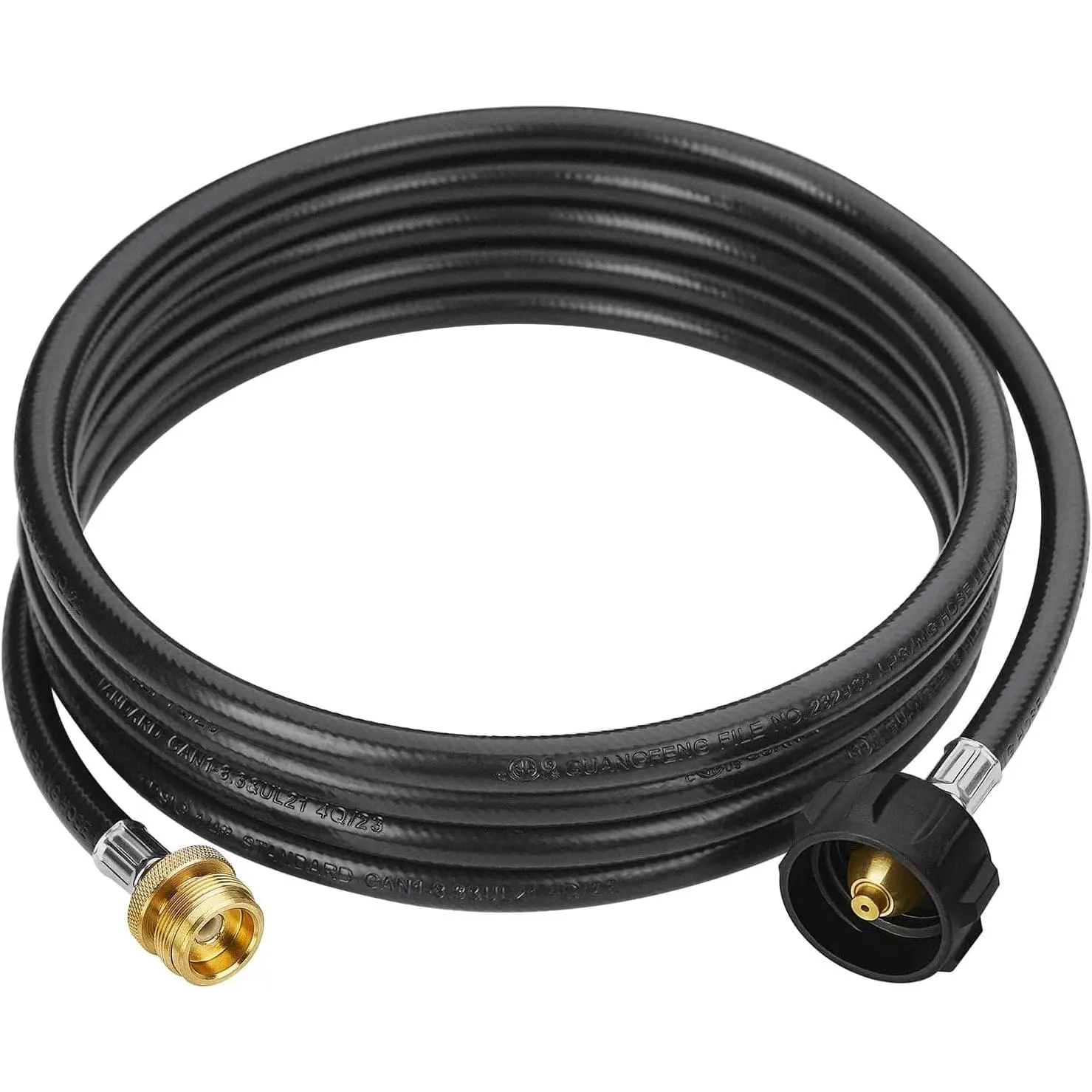 12   Adapter Hose, 1lb to 20lb Adapter Converts 1lb Appliances to 5-40lb Tanks, Gas Hose for Weber Q, Coleman Grill, Buddy Heaters and More