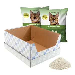 Eco-Friendly XL Disposable Cat Litter Box with 2 Bags of Litter – Easy to Use, No Scrubbing, Odor-Free, Leak-Proof, Travel Friendly, Recyclable, Healthier for Cats & Humans - Kitty Poo Club