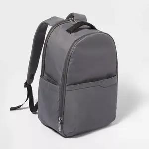 Open Story Backpack for Travel or Work w/ 15" Laptop Sleeve - Waterproof Gray