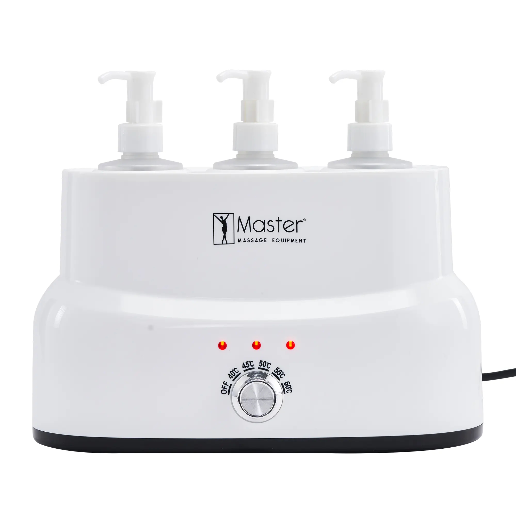 Three Bottle Massage Oil Warmer Includes 3 Bottles - Master Massage