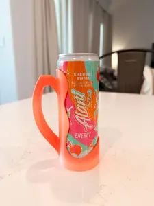 Slim Can Holder with Handle | Energy Drink Holder