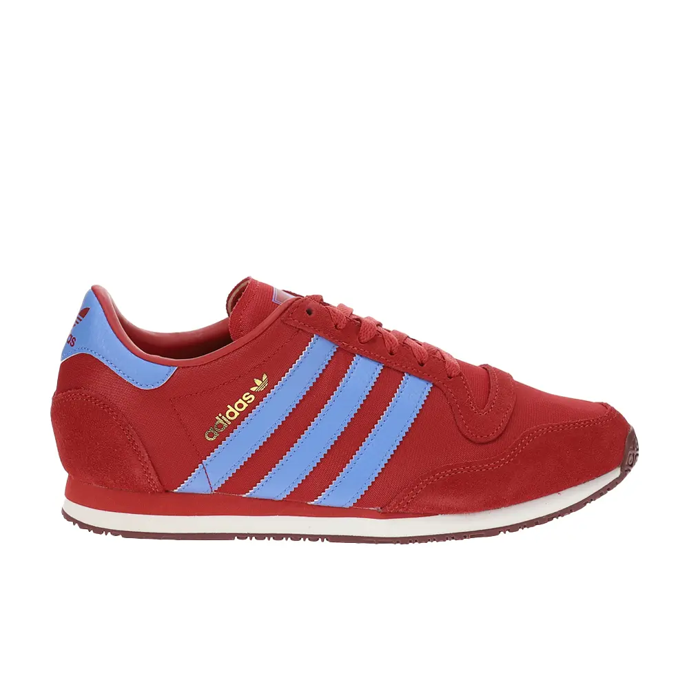 adidas Mens Galaxy Og Lace Up Sneakers Shoes Casual - Red adidas Mens Galaxy Og Lace Up Sneakers Shoes Casual - Red