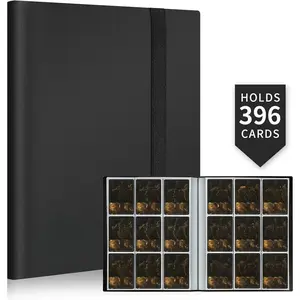 Card Binder 9 Pocket, 396 Pockets Trading Card Binder, Premium Collector Card Album for Standard Cards, Side Loading Card Collection Folder for MTG, TCG, Game Cards, Sport Cards