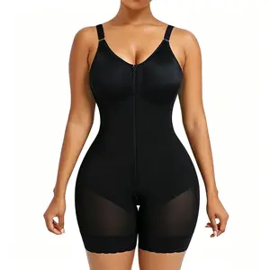 MUSE Theory Women Fajas Colombianas Shapewear Tummy Control Butt Lifter Shaper With Zipper Crotch & Detachable Shoulder Strap Theory