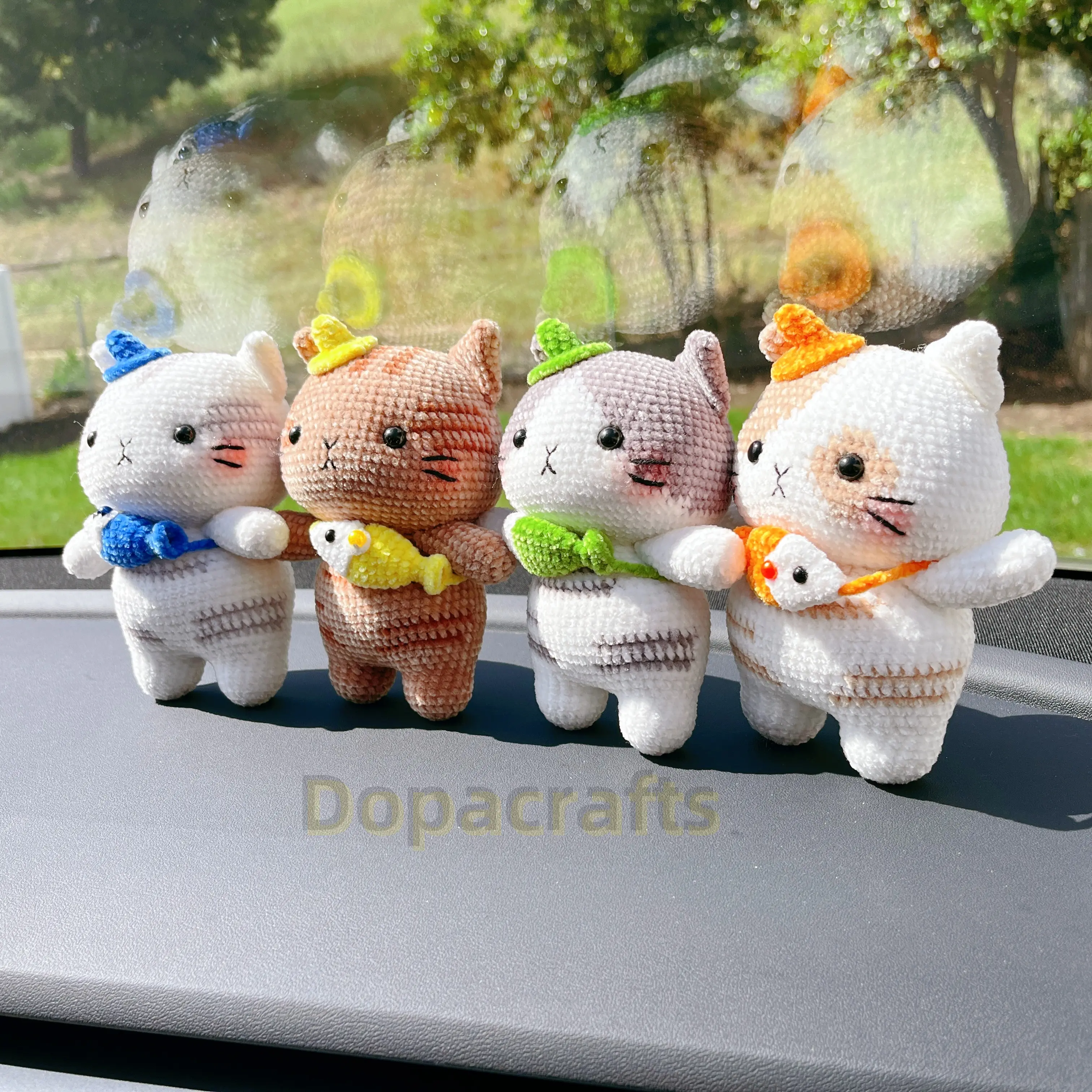 Crochet cat Crochet animal toy Amigurumi cute kitty doll Crochet stuffed chubby cat toy handmade  gift cat doll Crochet toy for bag charm