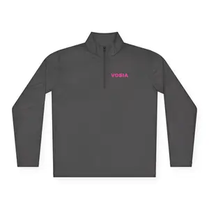 Women's Saved by His Grace Recycle Polyester Quarter-Zip Pullover, Christian Faith Apparel