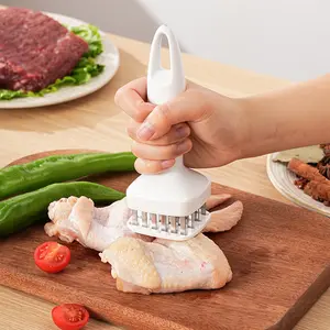 Stainless steel meat tenderizer with nails, pork tenderizer, meat tenderizing needle, meat tenderizer, meat tenderizing tool, beef tendon fork, steel nail meat fork