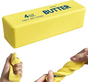 Viral ASMR Butter Squishy - Anxiety Relief Sensory Toy for TikTok Trend 2026