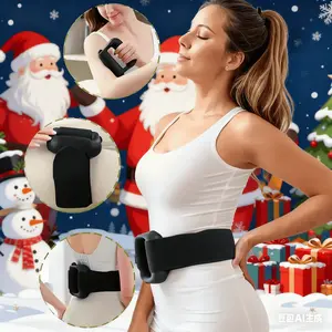 Best-selling fascia ring, portable electric massager, rechargeable, portable vibrating massager, magic ring, fascia ring, unisex electric massager, multifunctional sports whole-body massage belt, mini vibrating yoga ring fitness device, high-frequency vib