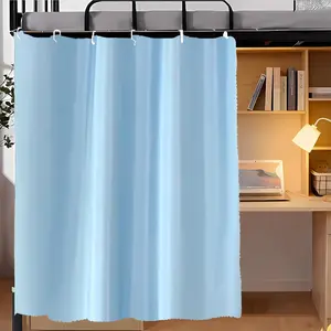 Blue,1 Piece Bed Curtains Single Sleeper Blackout Bunk Beds Bottom Top Privacy