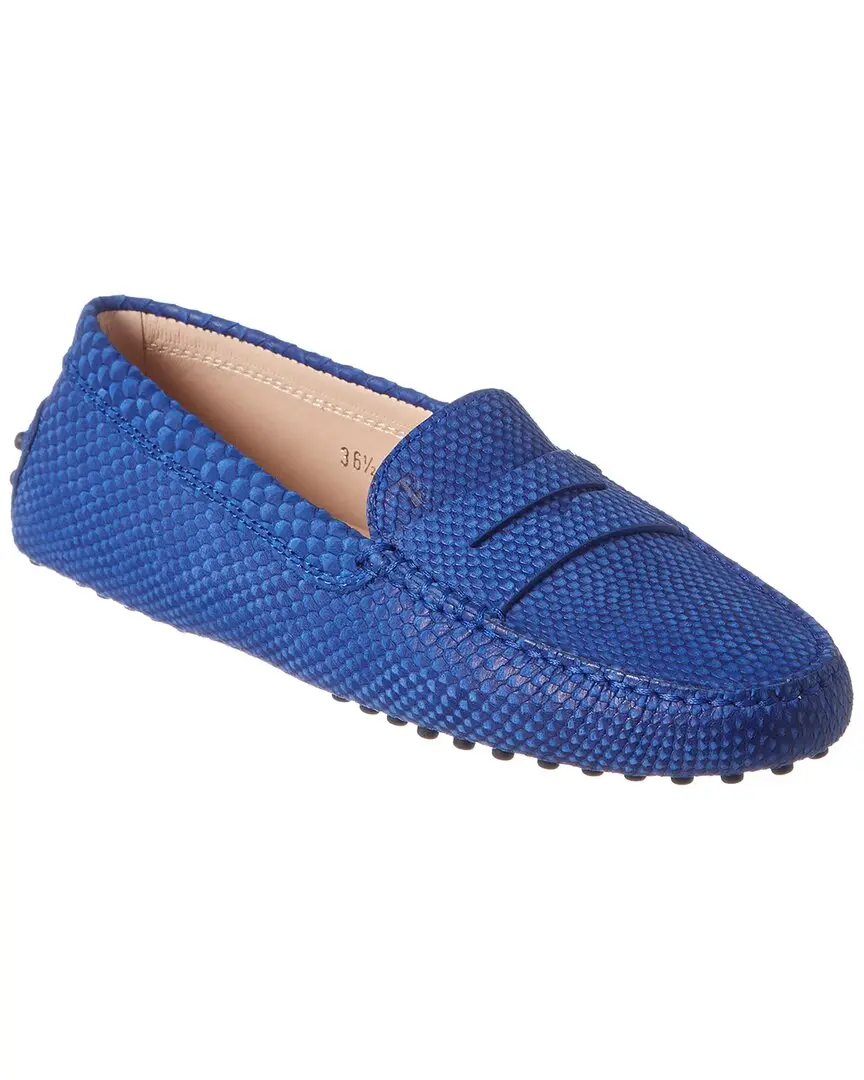 TOD's Gommino Embossed Leather Driving Shoe