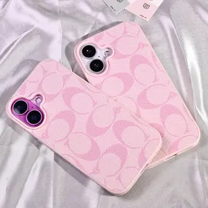 Suitable for iPhone 17，16, 15, 14, 13, 12, 11 Pro Max, high-end leather pattern phone case, iPhone 16 Plus, 15 Plus leather phone case for both boys and girls, shockproof phone case