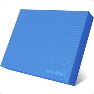 15.8 * 13.2 * 2 inch Large Foam Balance Pad for Physical Therapy, Foam Balance Board for Rehabilitation Stability Workout Knee and Ankle Exercise Strength Training