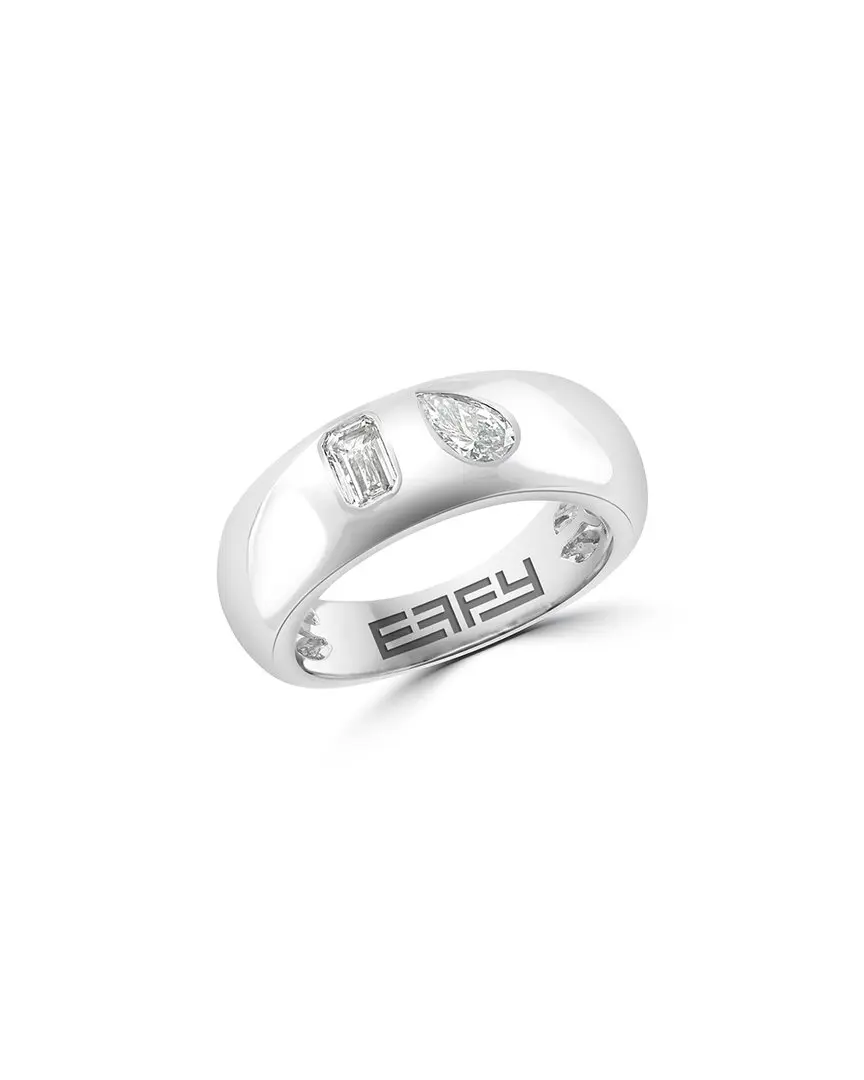 Effy Fine Jewelry Silver 1.00 ct. tw. Lab-Grown Diamond Ring