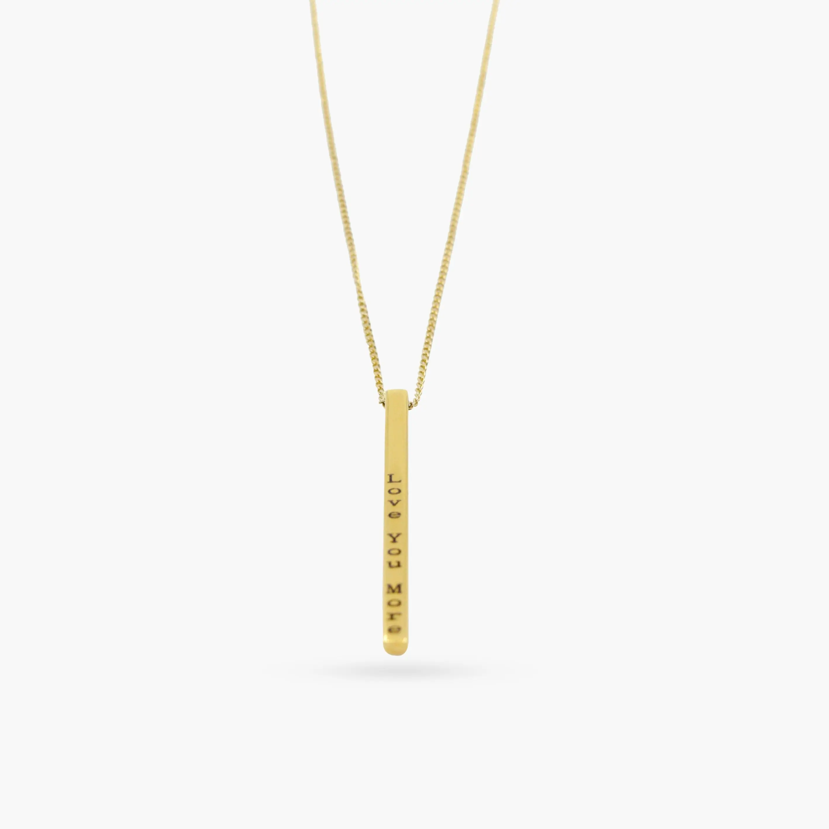 The Love You More Pin Drop Necklace