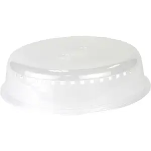 Classic Microwave Cover, 10 inches in diameter, Clear