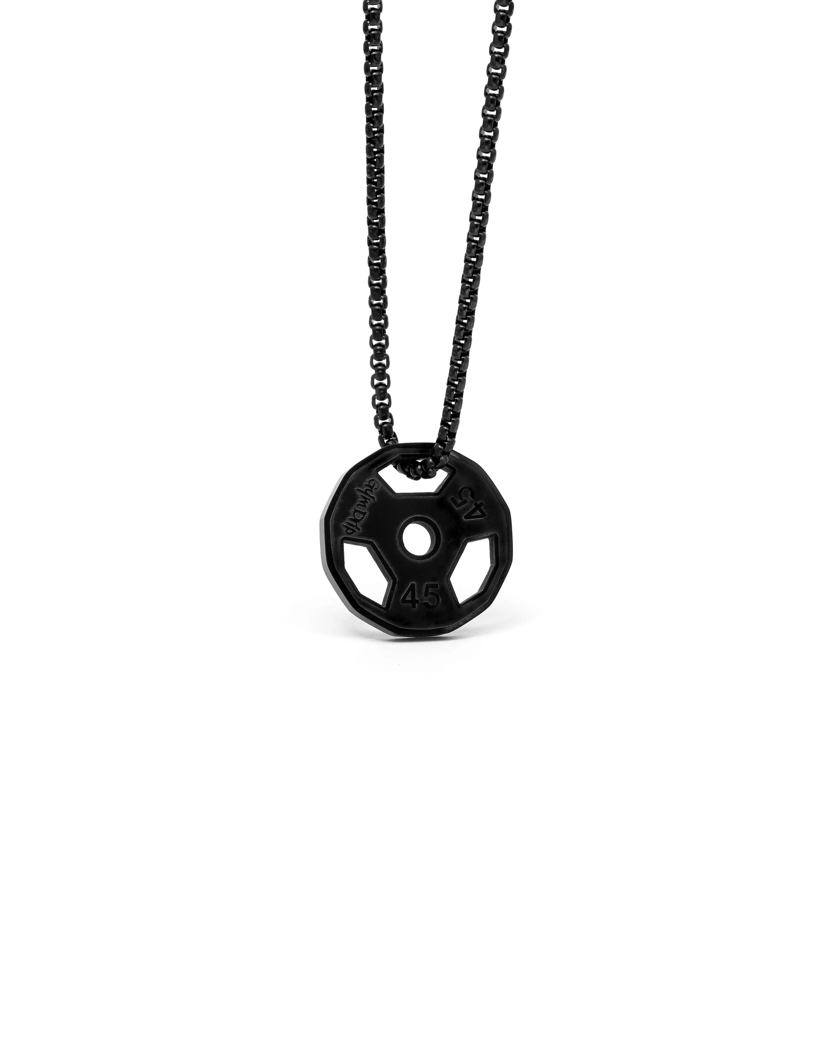 45lb Gym Plate Necklace