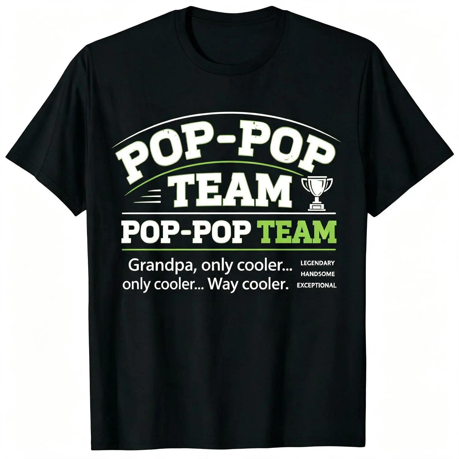 Pops Definition Cool Dad Gift T-Shirt Grandpa Pop Pop Classic Vintage Style Cotton Blend Tee Shirt