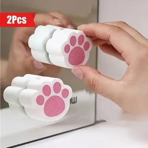2 sets of cleaning sponges for magic mirrors - Remove dirt from bathroom glass and faucets without leaving any marks or residues
