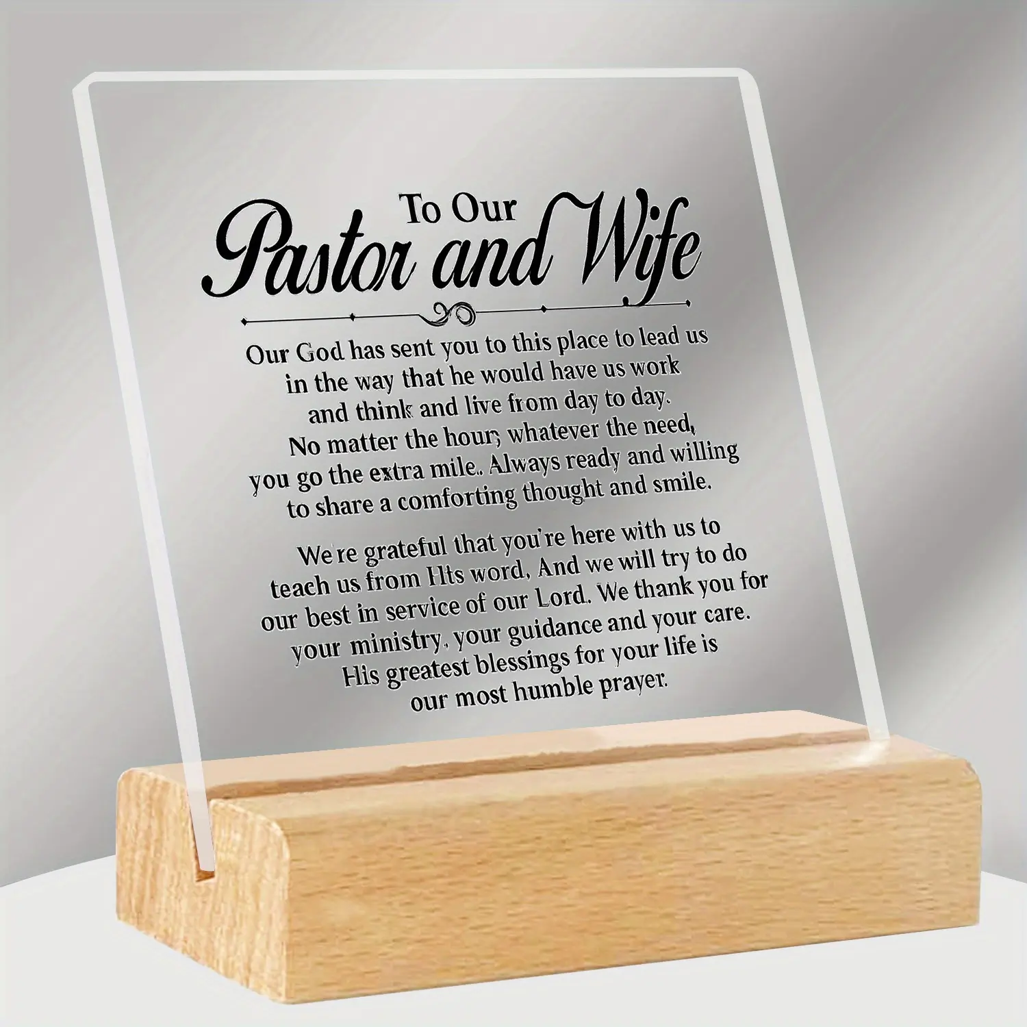 Unique Pastor & Wife Appreciation Gifts, Boho Home Decor, Wooden Shelves for Wall, Ideal for Church & Home Offices, Thoughtful Anniversary Present, Home Decor Products