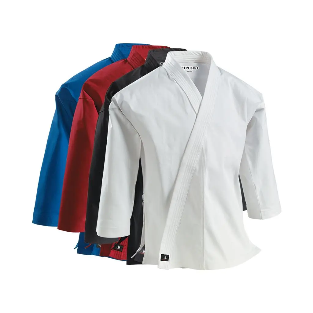 Men's 8 oz. Middleweight 100% Brushed Cotton Traditional Jacket, 4-Row Stitching, Inside Tie, Lapel Detail, Four Rows Stitching