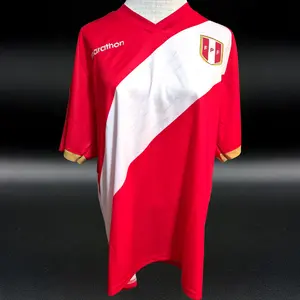 Peru Soccer Jersey – Red & White