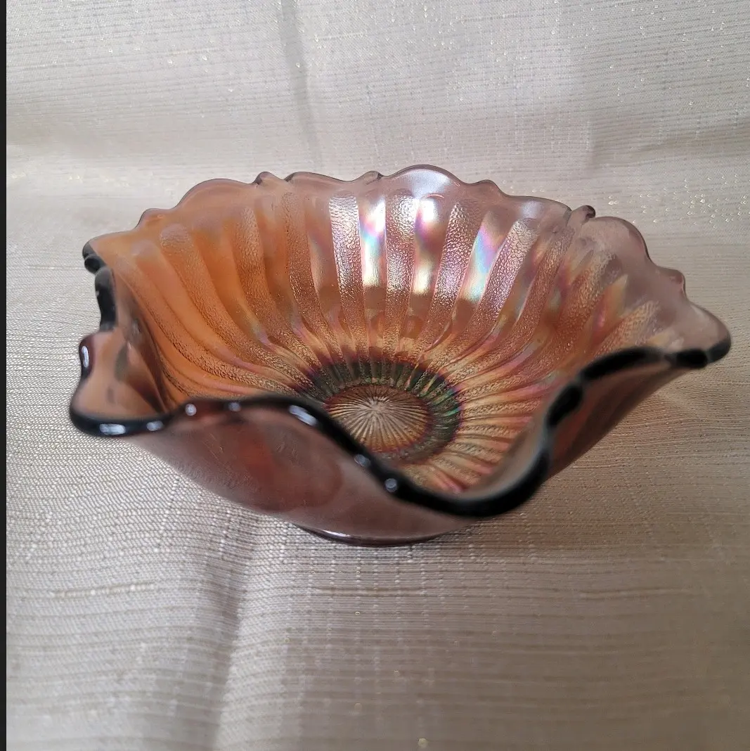 Vintage Fenton Carnival Glass Bowl/Candy Dish
