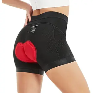 1PCS Mens 4D Padded Bike Shorts Anti-slip Leg Cycling Underwear Wide WaistBand Biking Bicycle Motorcycle Underpants