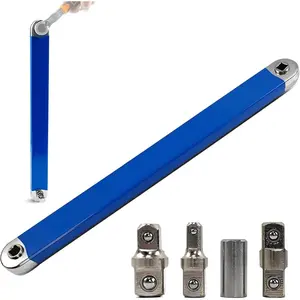 SnapFixMate Impact Ready Offset Extension Wrench, Tight Extension Wrench Set With 1.27cm, 0.64cm And 0.95cm Square Drive Adapters For Universal Extension Wrench For Small,TikTokShopBlackFriday
