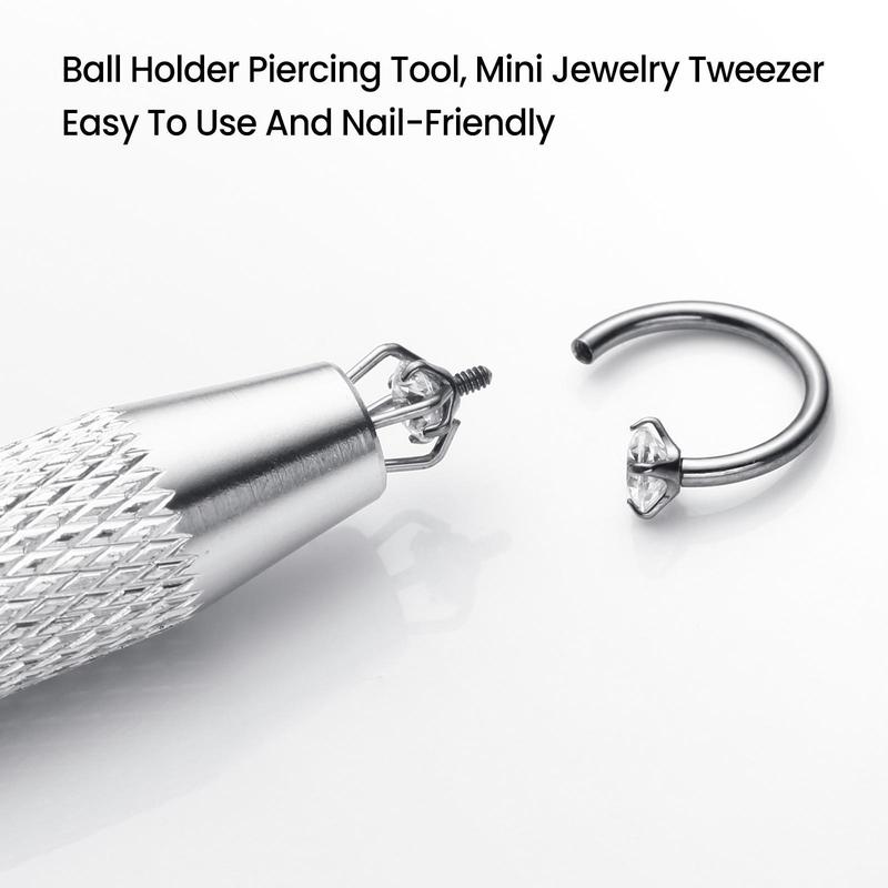 Titanium 20G/18G Horseshoe Nose Ring(Free Ball Holder) Internally Threaded Gems,Earring Daith Cartilage Helix,Piercing Jewelry Titanium 20G/18G Horseshoe Nose Ring(Free Ball Holder) Internally Threaded Gems,Earring Daith Cartilage Helix,Piercing Jewelry