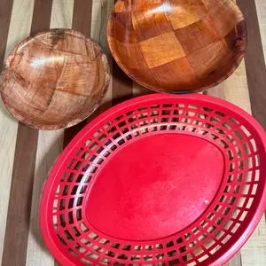 Basket Bowl Starter Combo - Includes Two Bowls and One Basket