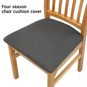 Durable and stylish four season chair cushion cover, suitable for kitchen and dining chairs - protecting and enhancing seat comfort, Slipcover