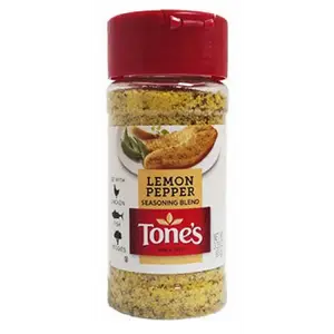 Tone's Lemon Pepper Seasoning Blend, 3.35 oz. (53448)