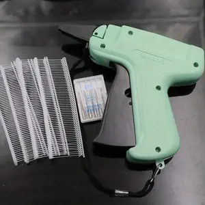 Clothing Label Gun with 1000 Hooks and 5 Needles, Price Tagging Machine for Boutiques, Retail Stores, Clothing Labels