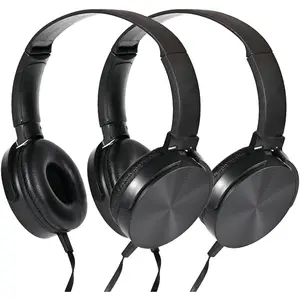 Headphones for School Bulk 2 Pack,Durable Wired Classroom Headphones for ,Students,  Teen Boys Girls and Adult