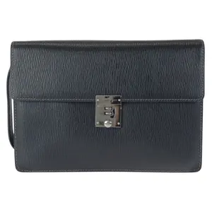 Pre-owned SALVATORE FERRAGAMO Calfskin Tote Bags Leather Clutch Bag