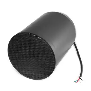 6.5'' 40 Watt Ceiling Hanging Pendant Speaker W/ 70V Transformer (Black)