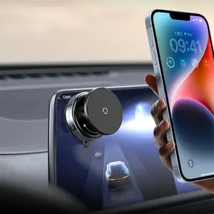 vacuum phone mount Vacuum Magnetic Phone Holder for Car, 360° Adjustable Suction Cup Phone Mount, Foldable & Portable Vacuum Magnetic Phone Stand for All Smartphones & All Car Models & Gym/Bathroom Mirror Cellphone car phone holder