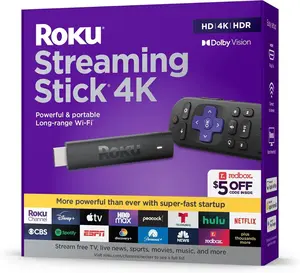 Roku Streaming Stick 4K Media Player with Voice Remote Roku Streaming Stick 4K Media Player with Voice Remote
