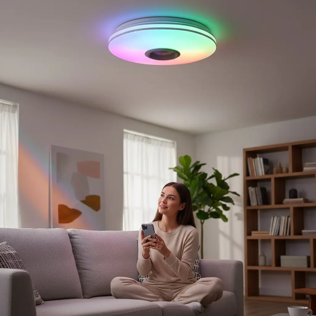 Smart RGB Music LED Ceiling Light with App Control