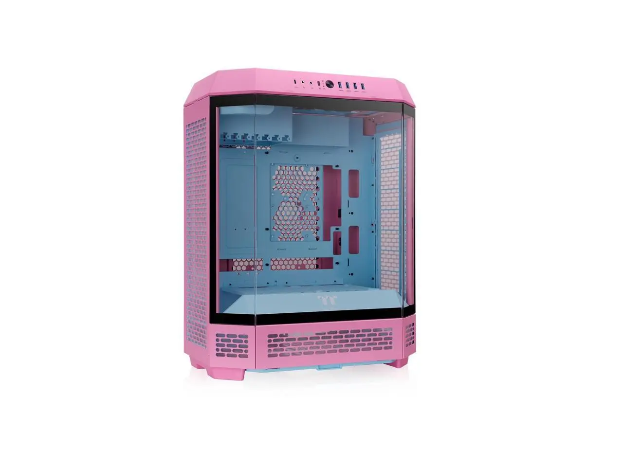 Thermaltake The Tower 600 Bubble Pink Mid Tower Chassis CA1Z100MAWN00