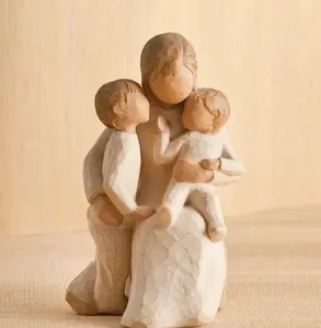 Willow Tree Quietly, Sculpted Hand-Painted Figure, Quietly sculpted figure,| Willow Tree Sculpted Hand-Painted Figure Mothers Day Gift Decor