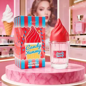 Sweet Strawberry Women's Perfume, 100ML Long-Lasting Floral Fragrance, Strawberry, Cherry, Jasmine, Rose, Vanilla Scent, Ideal Gift