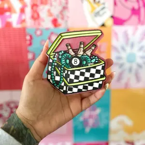 Western ice chest Car Freshie - Personalizable Car Air Freshener with Unique Scent Options & Customizable Shapes for Enhanced Driving Experienceice