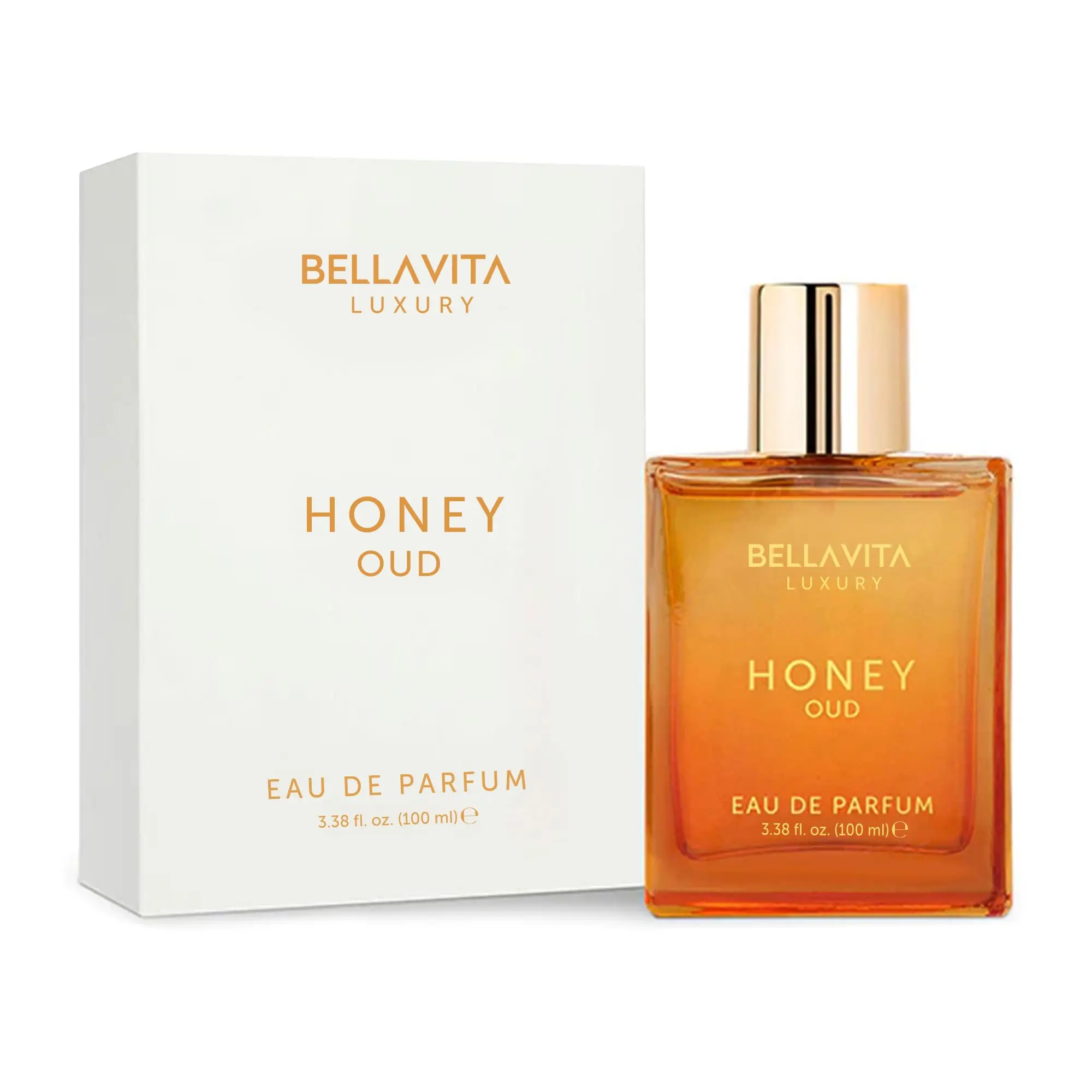 Luxury Honey Oud Eau de Parfum | 100 ml (3.4 fl.oz.) | Perfume for Men and Women | Sweet Honey, Bergamot, Oud, and Amber Notes